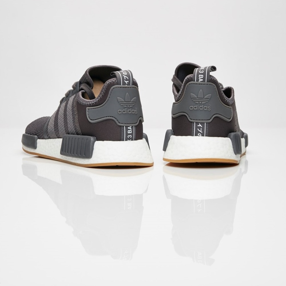 ADIDAS NMD R1 "GUM SOLE" Gray - Picture 2 of 16
